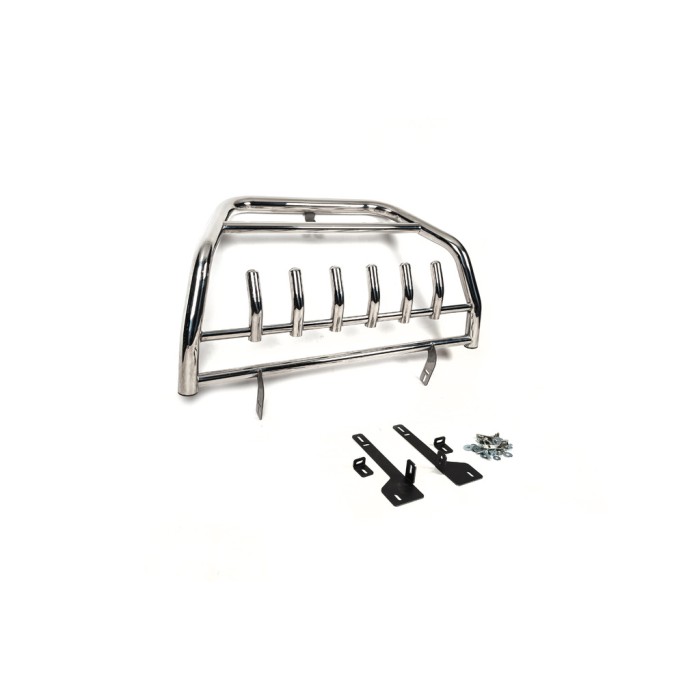 Кенгурятник WT003 Special (нерж) для Volkswagen Touareg 2002-2010 рр