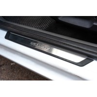 Накладки на пороги (Flexill, 4шт) Sport для Ford Focus II 2005-2008 рр