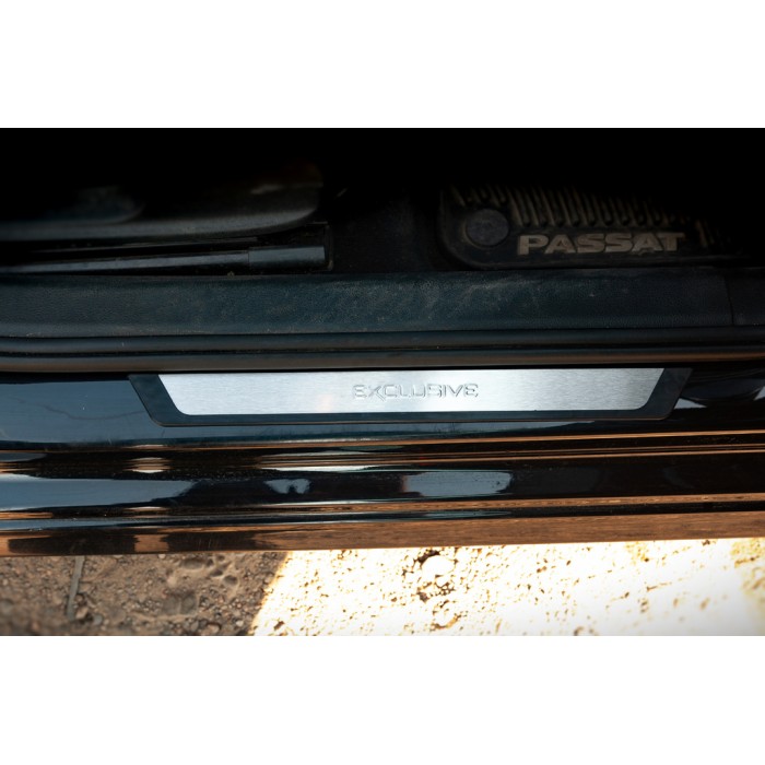 Накладки на пороги Flexill (4 шт) Exclusive для Volkswagen Passat B7 2012-2015 гг