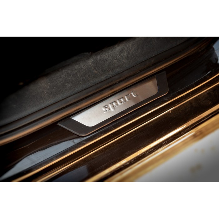 Накладки на пороги Flexill (4 шт) Exclusive для Volkswagen Passat B7 2012-2015 гг
