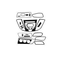 Накладки на панель V1 Черный для Ford Transit 2014- гг