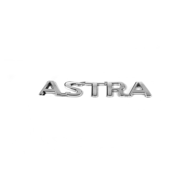 Напис Astra (124мм на 18мм) для Opel Astra G classic 1998-2012 рр