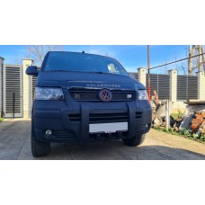 Передня накладка губа (під фарбування) для Volkswagen T5 Transporter 2003-2010 рр