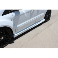 Боковые пороги (под покраску) для Ford Connect 2014-2021 гг