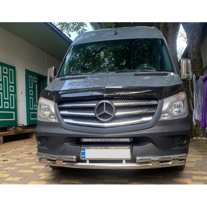 Передня нижня дуга Shark (нерж.) 2013-2025 для Mercedes Sprinter W906 рр