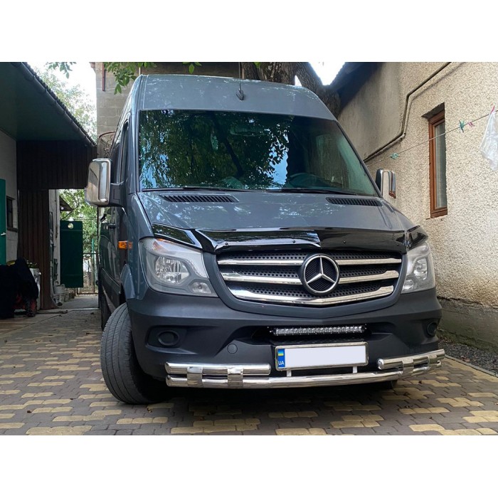 Передня нижня дуга Shark (нерж.) 2013-2025 для Mercedes Sprinter W906 рр