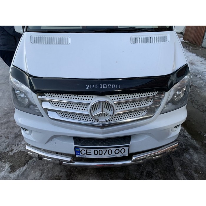 Передня нижня дуга Shark (нерж.) 2013-2025 для Mercedes Sprinter W906 рр