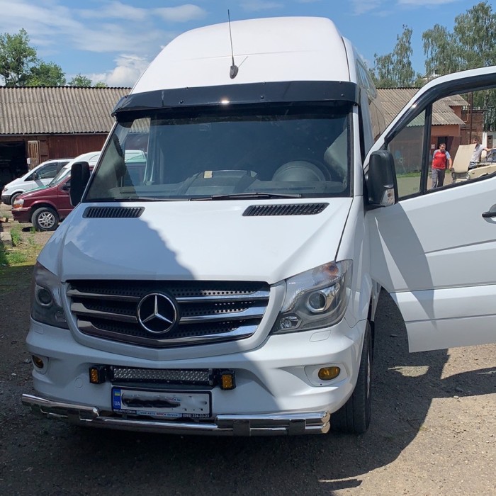 Передня нижня дуга Shark (нерж.) 2013-2025 для Mercedes Sprinter W906 рр