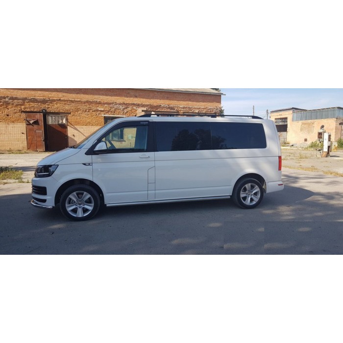 Нижня одинарна губа ST008 (нерж) 42 мм для Volkswagen T6