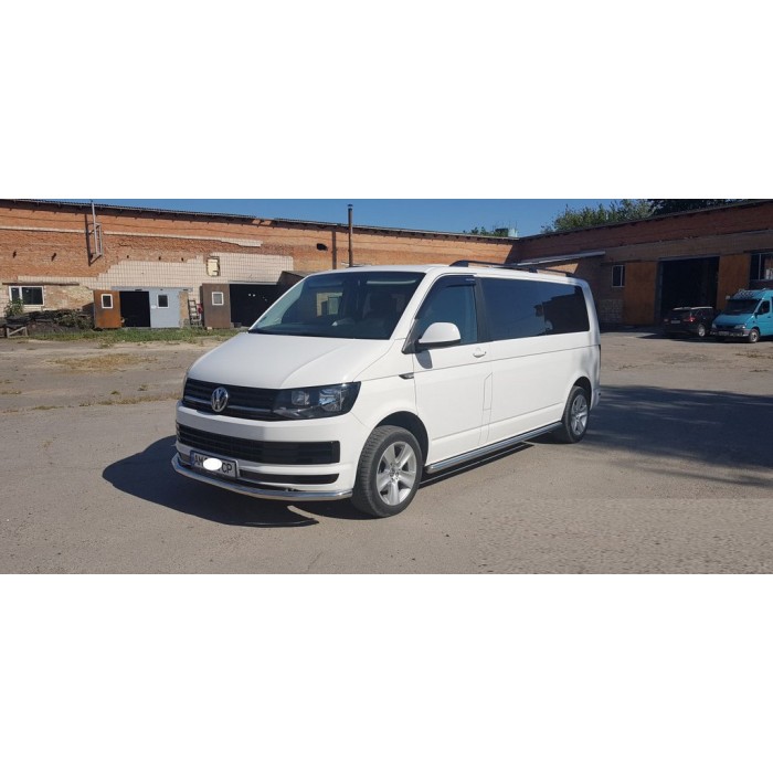 Нижня одинарна губа ST008 (нерж) 42 мм для Volkswagen T6