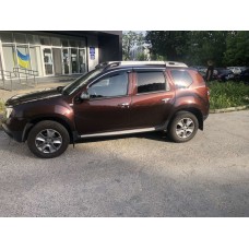 Вітровики з хромом (4 шт, Niken) для Dacia Duster 2008-2018 рр