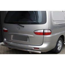 Задній захист AK002 (2 шт., нерж.) для Hyundai H200, H1, Starex 1998-2007 рр