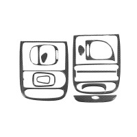 Накладки на панель Карбон для Hyundai H200, H1, Starex 1998-2007 рр