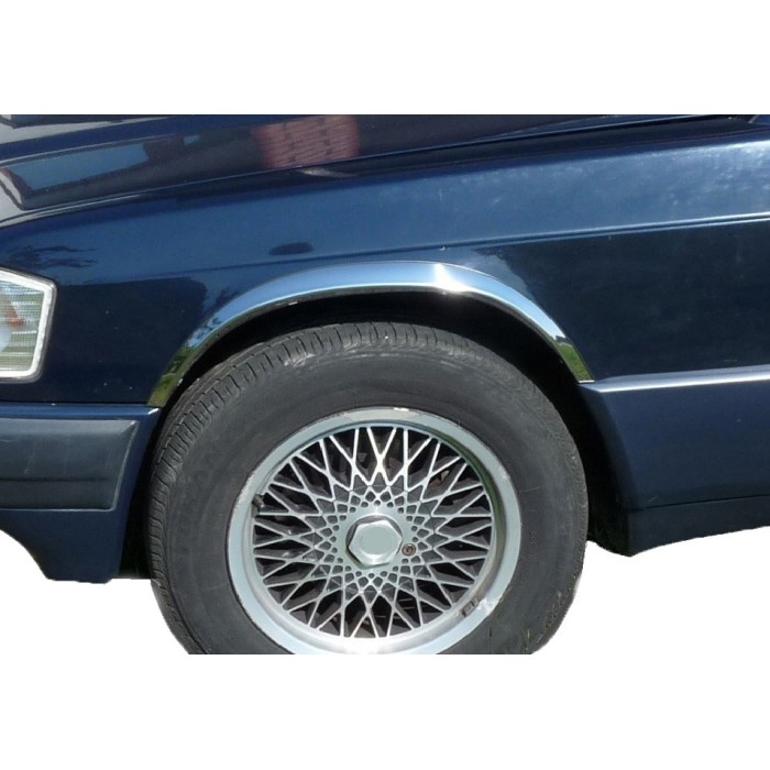 Накладки на арки 1988-1993 (4 шт, нерж) для Mercedes W201 (190)