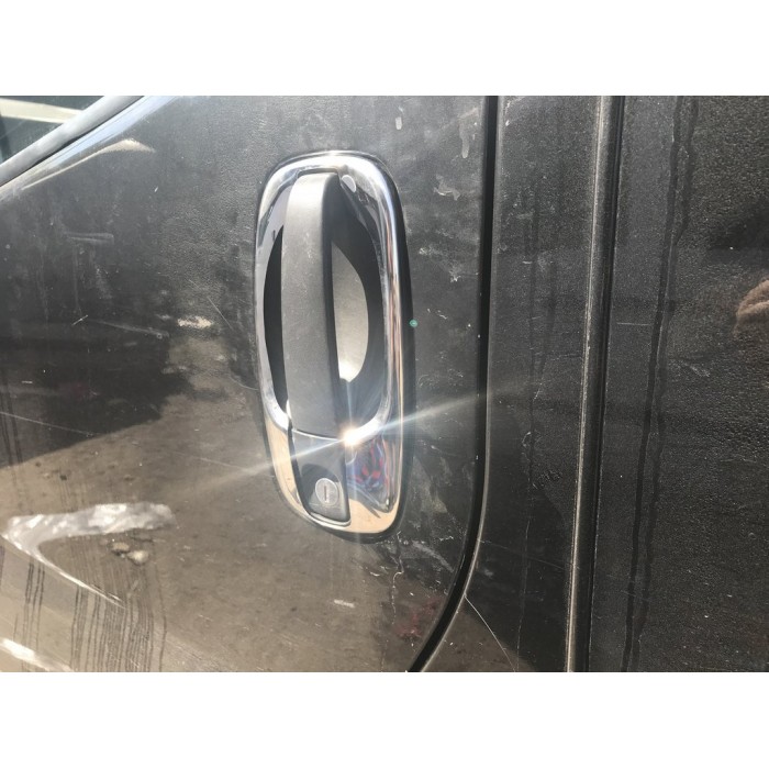 Обводка ручек (4 шт, нерж) для Renault Trafic 2001-2015 гг