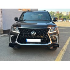 Передній бампер для 2008-2015 в стилі рестайлінгу Білий для Lexus LX570/450d