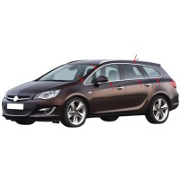 Повна окантовка стекол (Sport Tourer, 12 шт, нерж) для Opel Astra J 2009-2015 рр