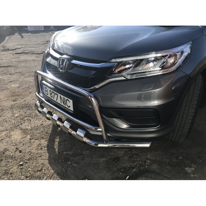 Передній захист WT003-ST-V2 (нерж.) для Honda CRV 2012-2016 рр