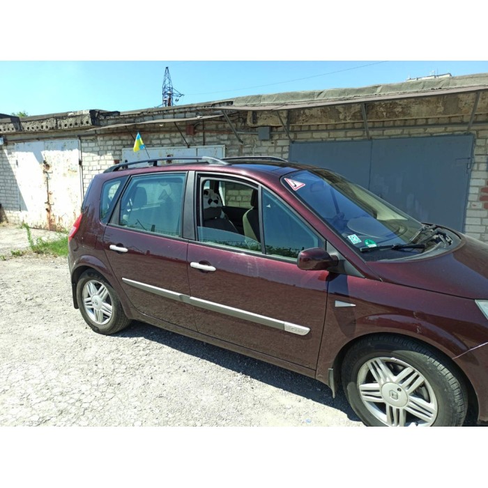 Рейлінги Чорні (2 шт) Коротка база для Renault Scenic/Grand 2003-2009 рр