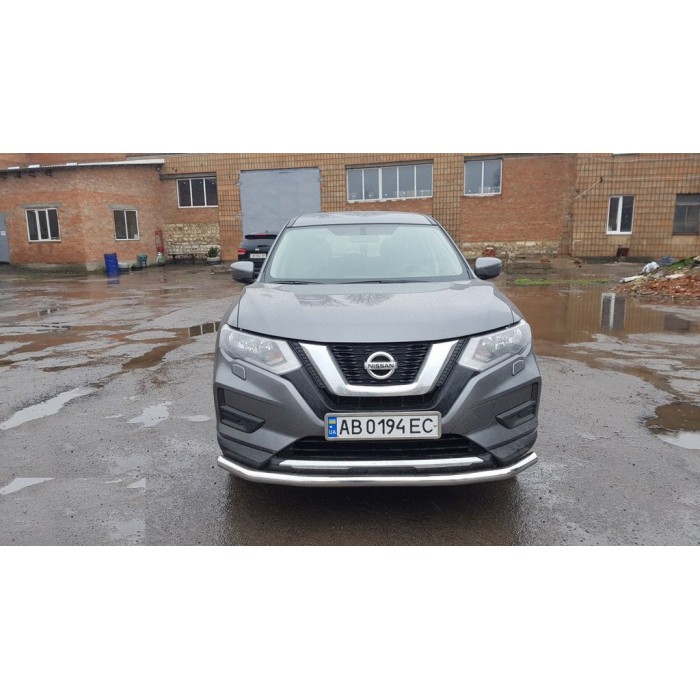 Передній захист ST008 (нерж) для Nissan X-trail T32 / Rogue 2014-2021 рр