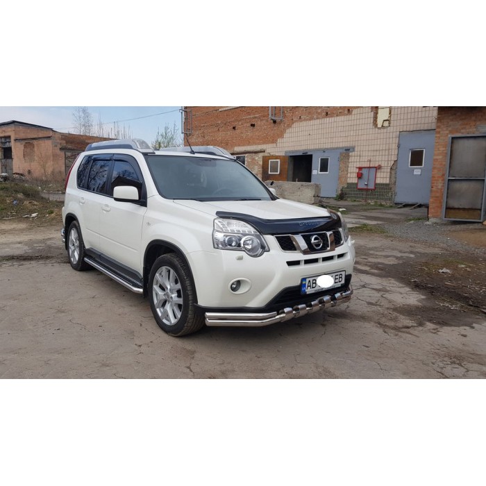 Передній захист ST015 (нерж.) для Nissan X-trail T31 2007-2014рр