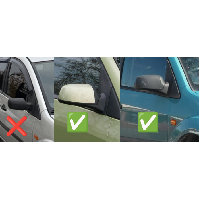 Накладки на зеркала (2 шт) Полированная нержавейка для Ford Focus II 2005-2008 гг