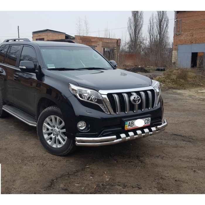 Передній захист F3-31 (нерж) для Toyota Land Cruiser Prado 150