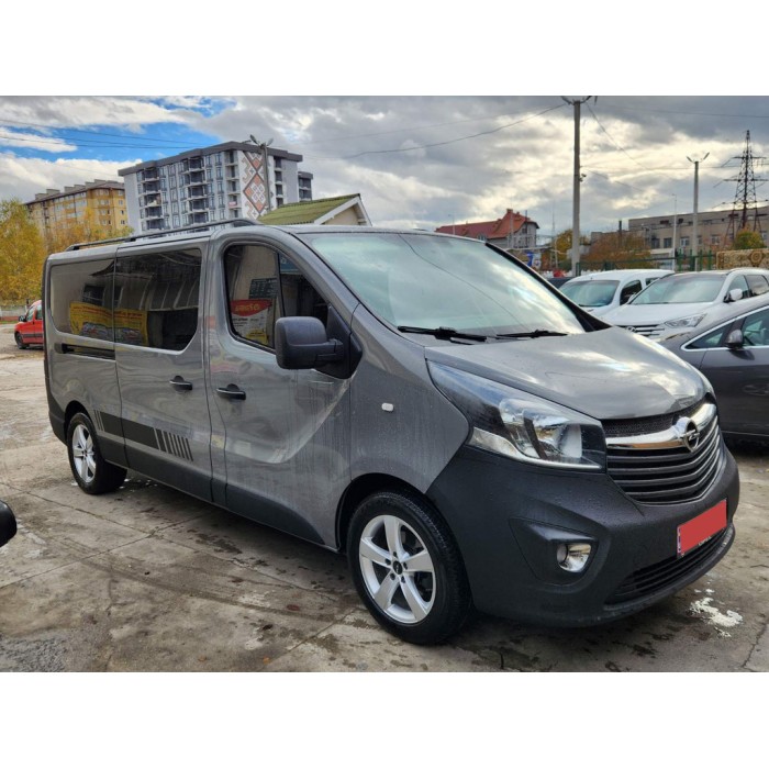 Рейлинги Skyport (черные) Длинная база для Opel Vivaro 2015-2019 гг