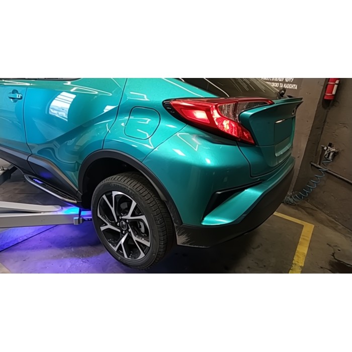 Бокові пороги Оригінал V2 (2 шт., алюм.) для Toyota C-HR 2016–2023 рр