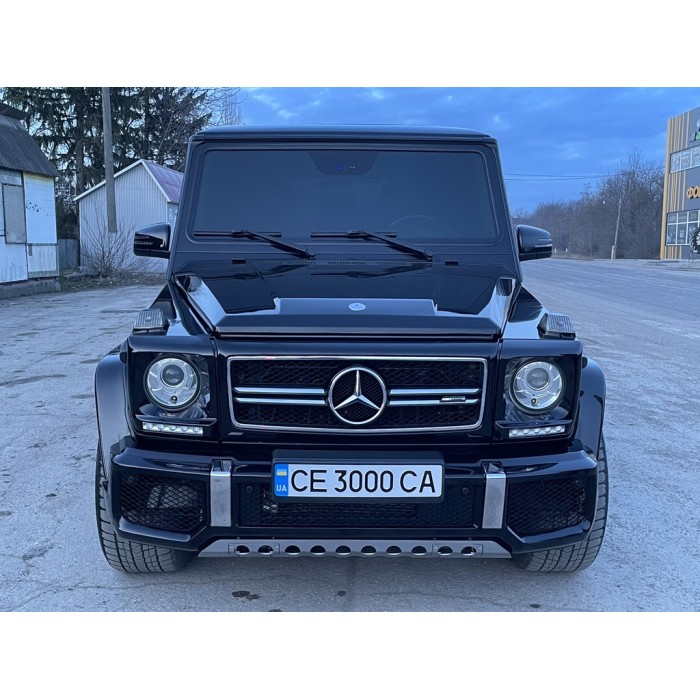 Передній бампер AMG G63/G65 (в зборі) G63 (хромована сітка) для Mercedes G сlass W463 1990-2018рр