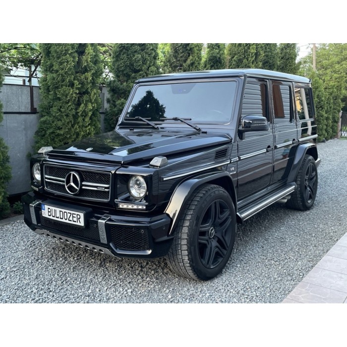 Передній бампер AMG G63/G65 (в зборі) G63 (хромована сітка) для Mercedes G сlass W463 1990-2018рр