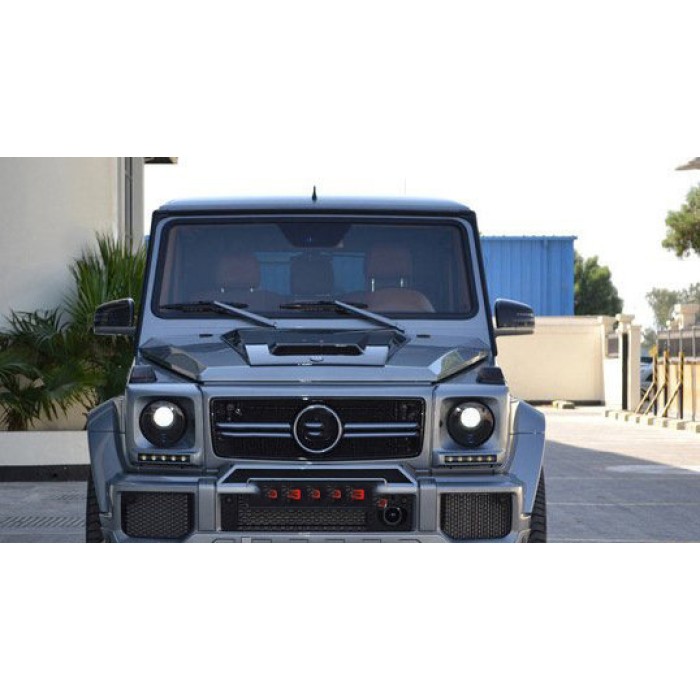 Накладки на фари з LED (6 діодів, комплект) для Mercedes G сlass W463 1990-2018рр