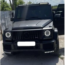 Накладка на передний бампер BRBS для Mercedes G сlass W463 1990-2018 гг