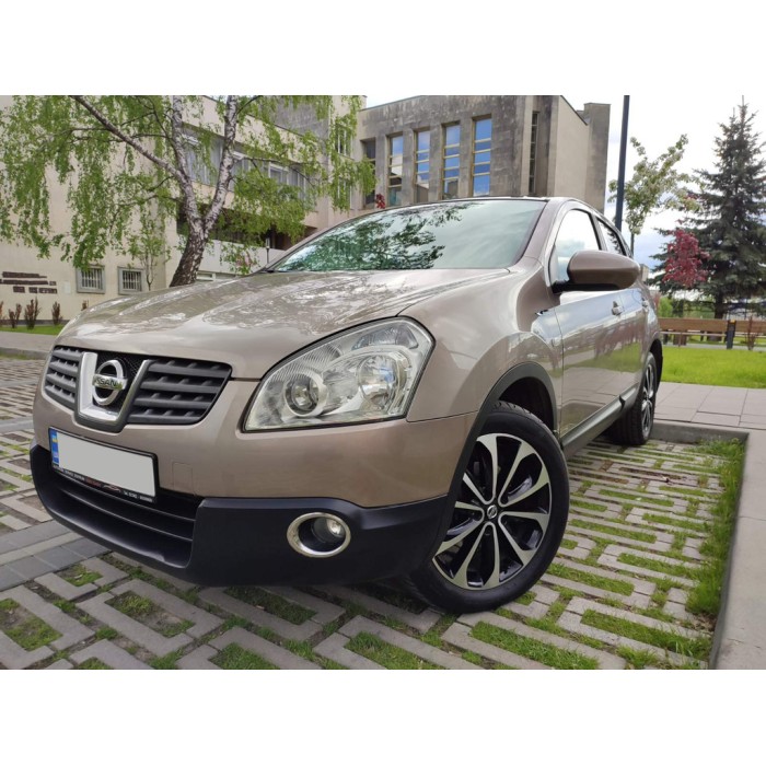 Накладки на противотуманки обведення (2 шт, нерж.) для Nissan Qashqai 2007-2010 рр