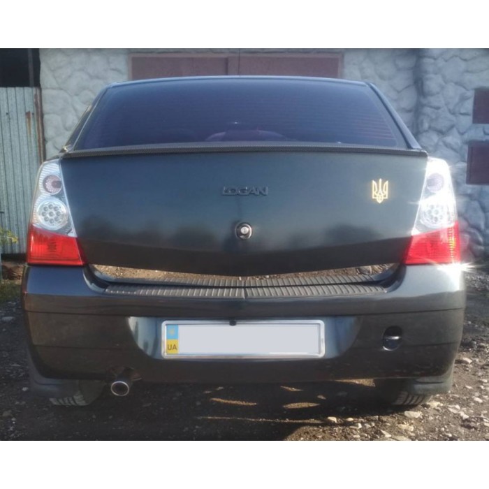 Накладка нижньої кромки кришки багажника (нерж.) для Dacia Logan I 2005-2008 рр