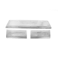 Накладки на внутренние пороги Carmos V3 (3 шт, нерж) для Volkswagen T5 2010-2015 гг