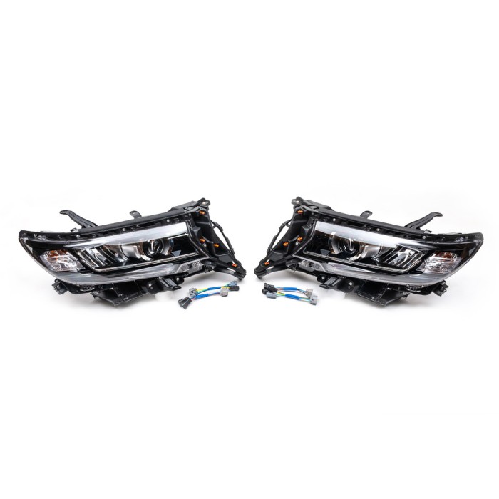 Передня оптика LED (2017-2025, 2 шт) для Toyota Land Cruiser Prado 150