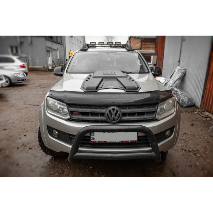 Накладка на капот (ABS) для Volkswagen Amarok 2010-2022 гг