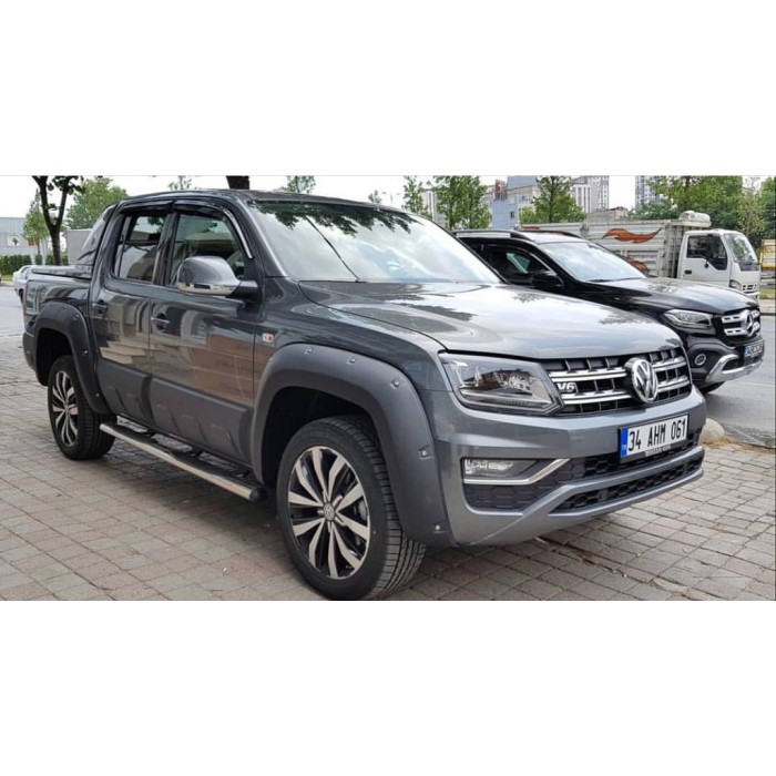 Розширювачі колісних арок (скловолокно, під фарбування) 19 см для Volkswagen Amarok 2010-2022 рр