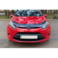 Дефлектор капота 2008-2013 (EuroCap) для Ford Fiesta рр