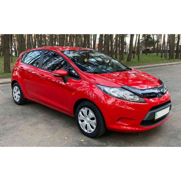 Дефлектор капота 2008-2013 (EuroCap) для Ford Fiesta рр