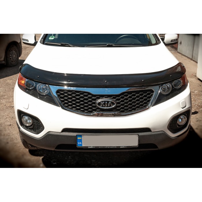 Дефлектор капота 2009-2012 (EuroCap) для Kia Sorento XM рр