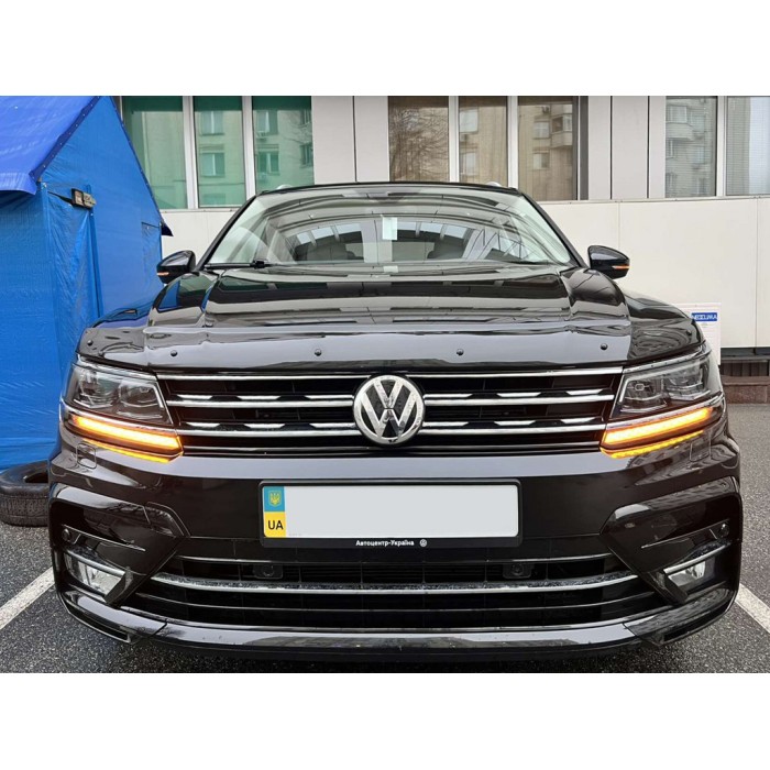 Дефлектор капота (EuroCap) для Volkswagen Tiguan 2016-2023 рр