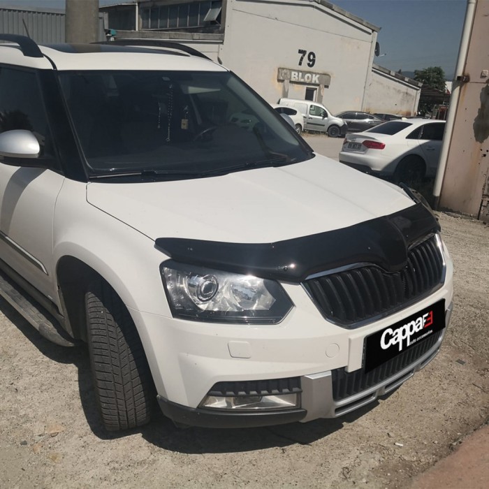 Дефлектор капота 2013-2025 (EuroCap) для Skoda Yeti рр