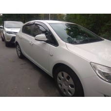 Ветровики HB (4 шт, HIC) для Opel Astra J 2009-2015 гг