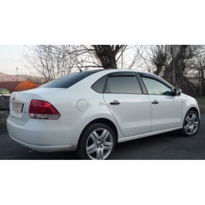 Ветровики SD (4 шт, HIC) для Volkswagen Polo 2010-2017 гг