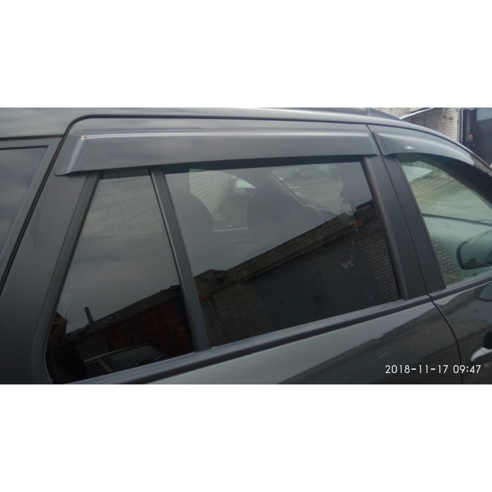 Вітровики (4 шт, HIC) для Hyundai Santa Fe 2 2006-2012 рр