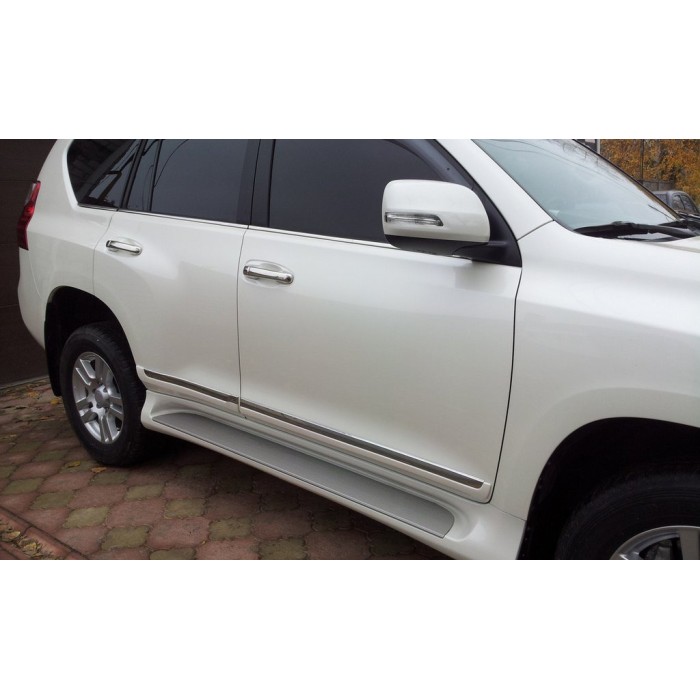 Кришки дзеркал (з повторювачем, стиль 2014 року) Білий колір для Toyota Land Cruiser Prado 150