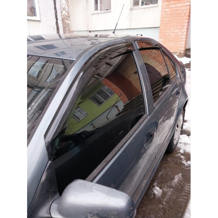 Вітровики (4 шт, HIC) для Volkswagen Bora 1998-2004 рр