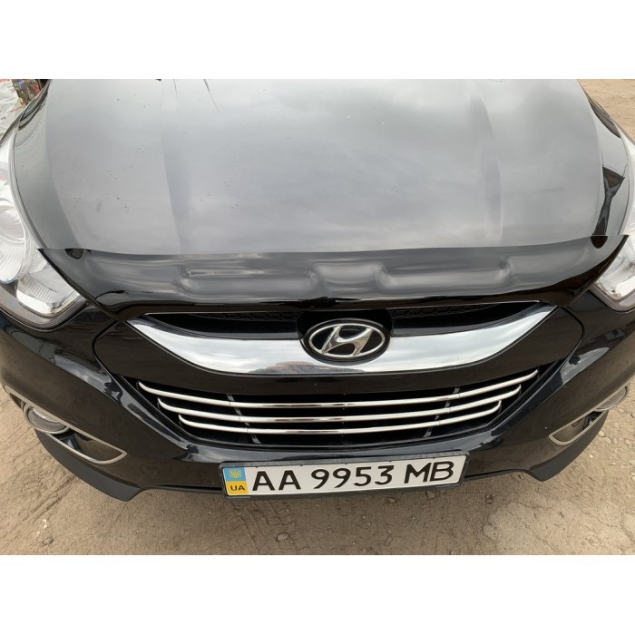 Дефлектор капоту (HIC) для Hyundai IX-35 2010-2015 рр